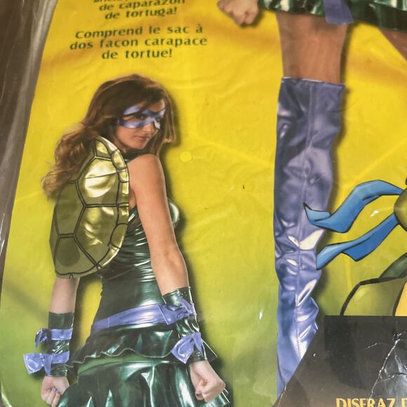 Halloween Costume Women’s TMNT Donatello Size M Teenage Mutant Ninja Turtles - Picture 5 of 7